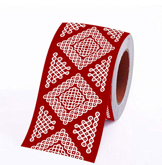 Kolam Border sticker 9 ft x 4 Inch