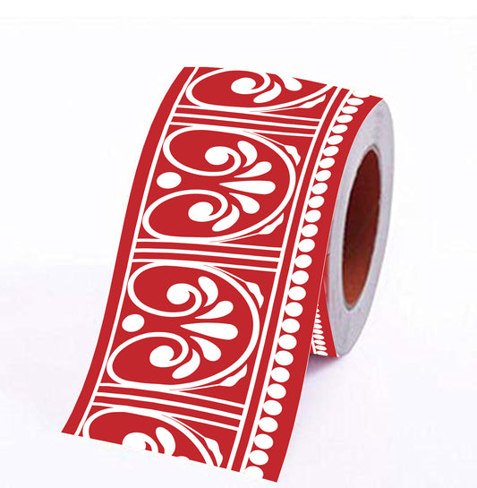 Alpona Border sticker 9 ft x 4 Inch